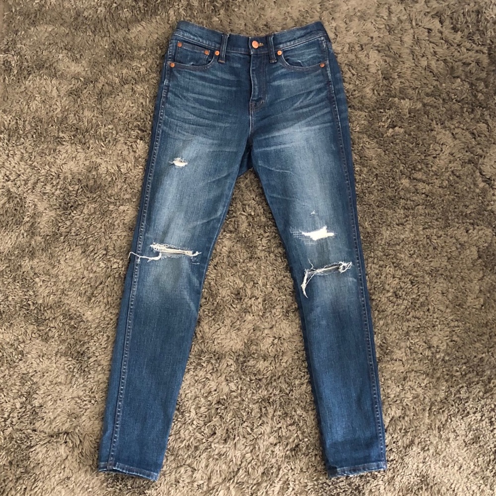 Madewell 9” High Rise Skinny Jeans Size 26